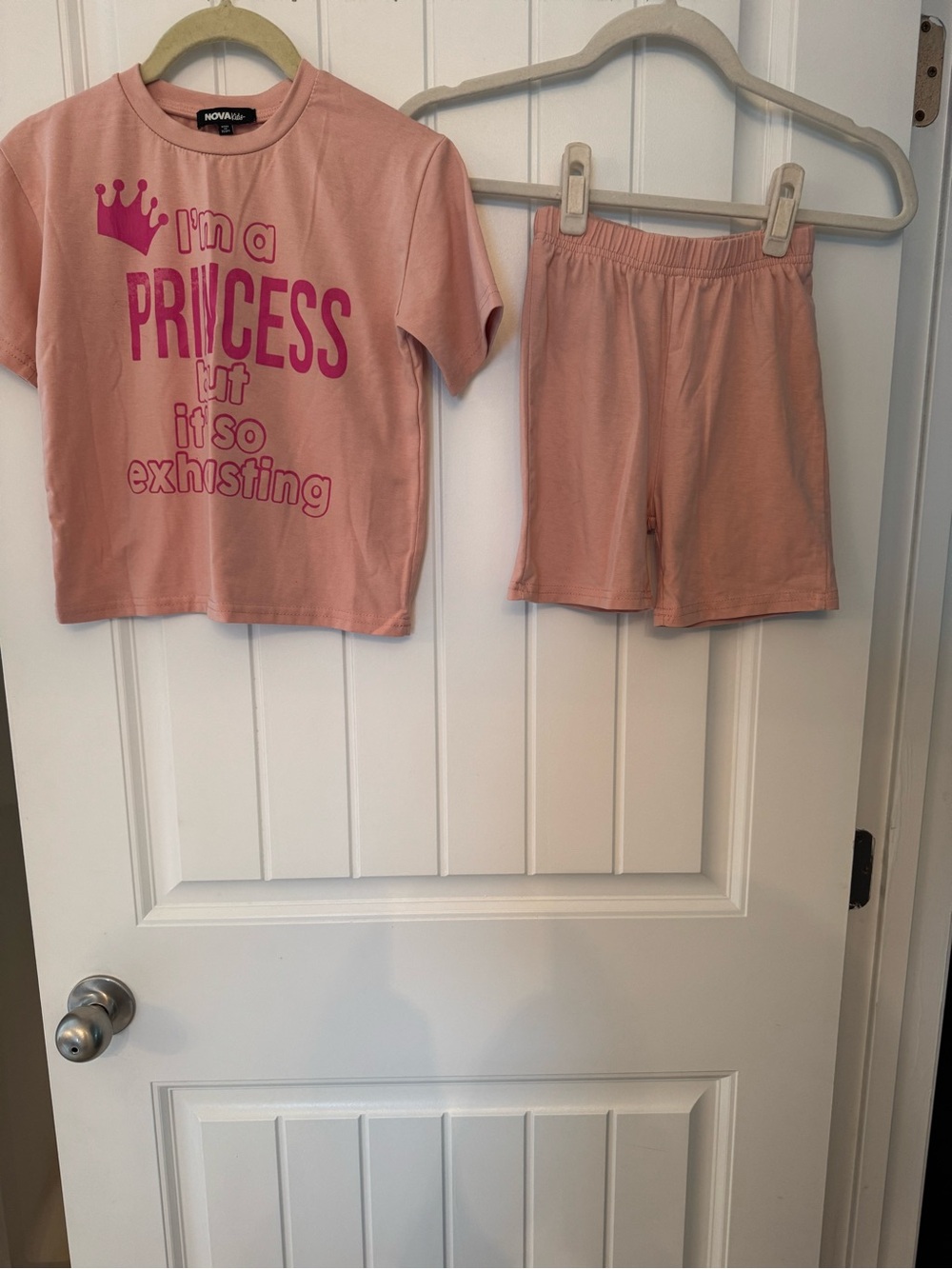 Nova Kids Pink "I'm a Princess" Pajama Set